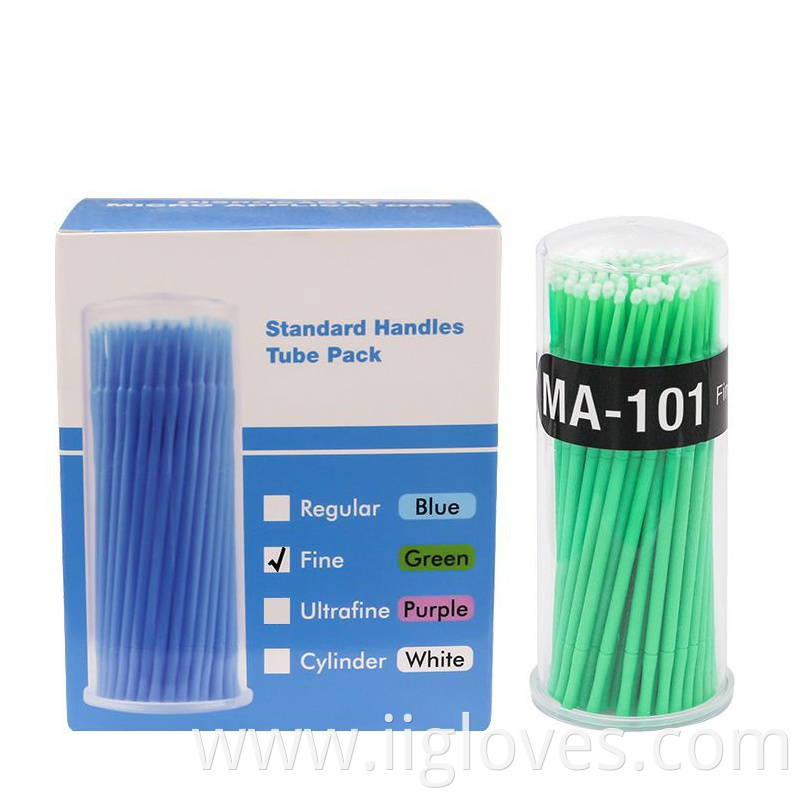 High quality dental Micro brush Applicator disposable dental brush applicator Applicator stick